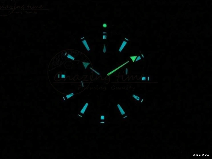 0120 Planet Ocean Master Chronometer Chrono DLC OM 1:1 Best Edition Black Dial On Nylon Strap A Chic 8103